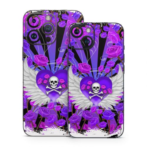 Skull and Roses iPhone 14 Series Skin