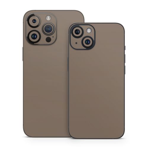Solid State Flat Dark Earth iPhone 14 Series Skin