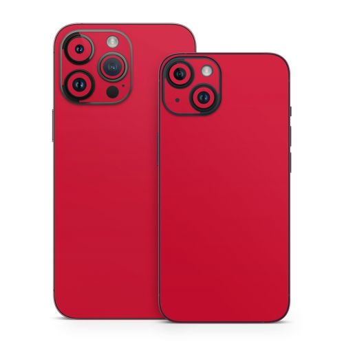 Solid State Red iPhone 14 Skin
