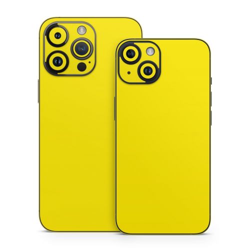 Solid State Yellow iPhone 14 Series Skin