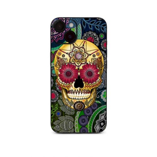 Sugar Skull Paisley iPhone 14 Series Skin