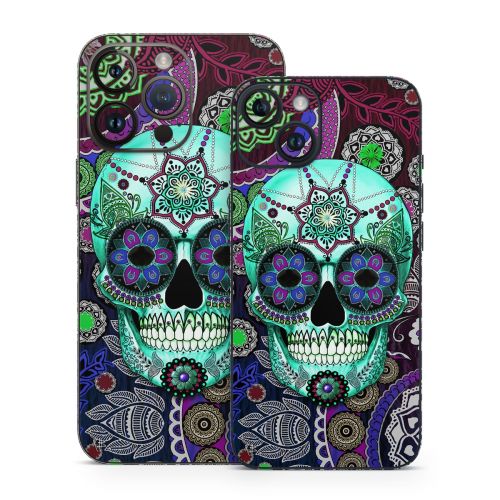 Sugar Skull Sombrero iPhone 14 Series Skin