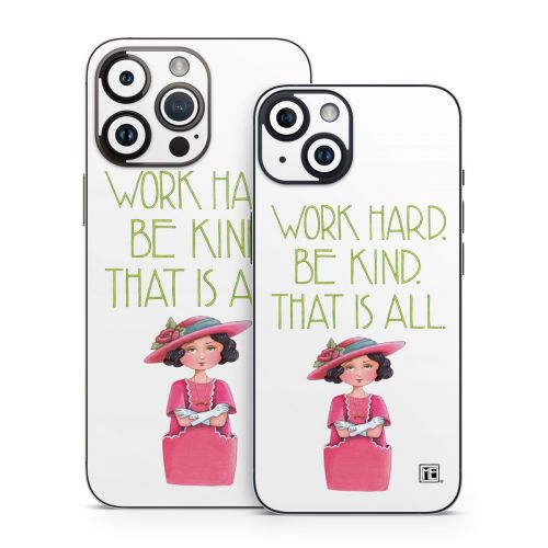 Work Hard iPhone 14 Series Skin