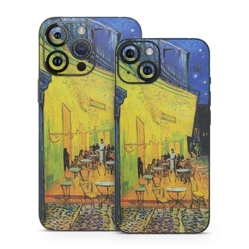 Cafe Terrace At Night iPhone 14 Series Skin