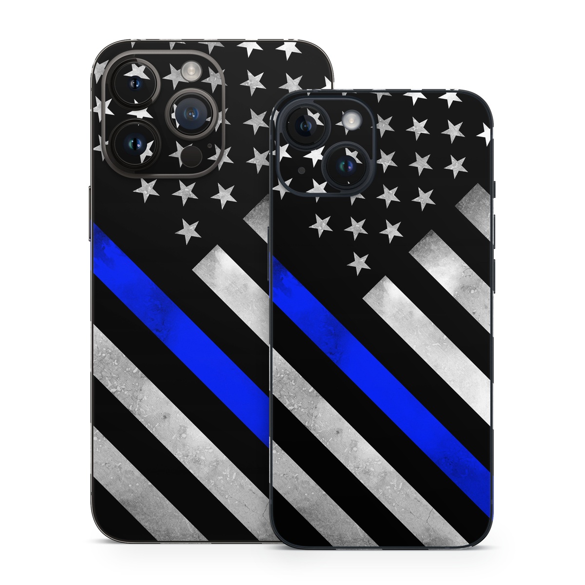 iPhone 14 Skin design of Flag of the united states, Flag, Cobalt blue, Pattern, Line, Black-and-white, Design, Monochrome, Electric blue, Parallel, with black, white, gray, blue colors