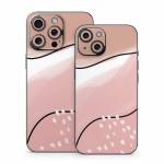 Abstract Pink and Brown iPhone 15 Series Skin
