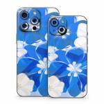 Blue Flowers iPhone 15 Series Skin