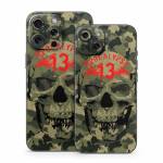 Camo Skull iPhone 15 Series Skin