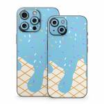 Cotton Candy Ice Cream Drip iPhone 15 Series Skin
