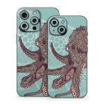 Octopus Bloom iPhone 15 Series Skin