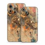 Orange Dragon iPhone 15 Series Skin
