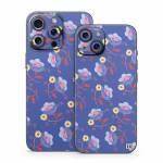 Purple Flowers iPhone 15 Series Skin