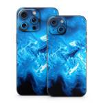 Blue Quantum Waves iPhone 15 Series Skin