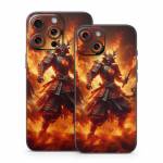 Samurai Fire iPhone 15 Series Skin