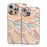 Terracotta Brushstroke Waves iPhone 15 Series Skin
