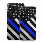 Thin Blue Line Hero iPhone 15 Series Skin