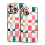 Watercolor Squares iPhone 15 Series Skin