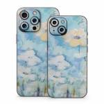 White & Blue iPhone 15 Series Skin