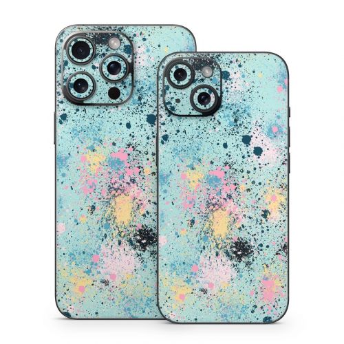 Abstract Ink Splatter iPhone 15 Series Skin