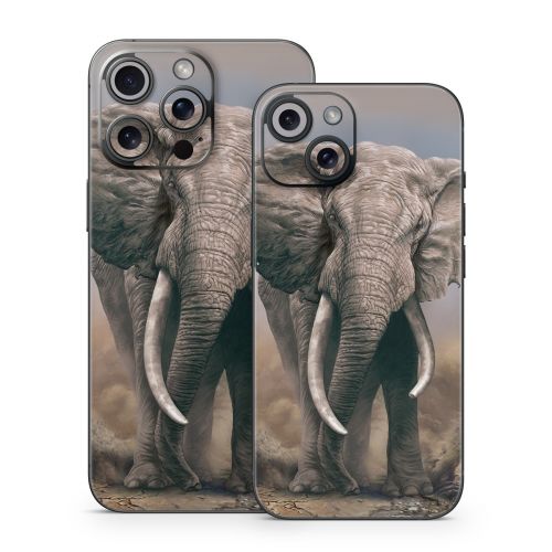 African Elephant iPhone 15 Series Skin