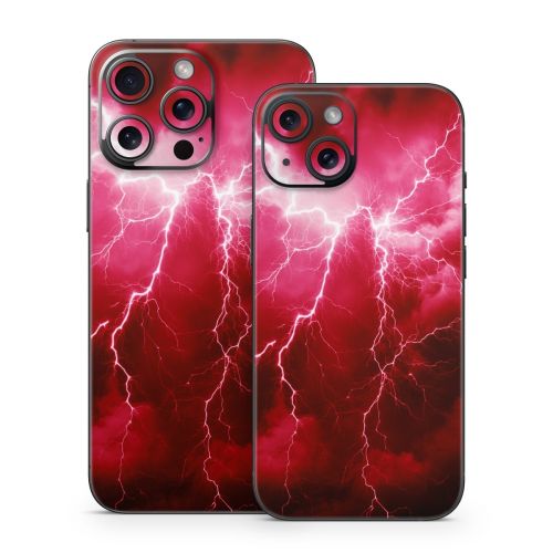 Apocalypse Red iPhone 15 Series Skin
