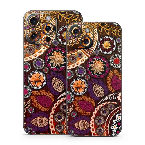 Autumn Mehndi iPhone 15 Series Skin