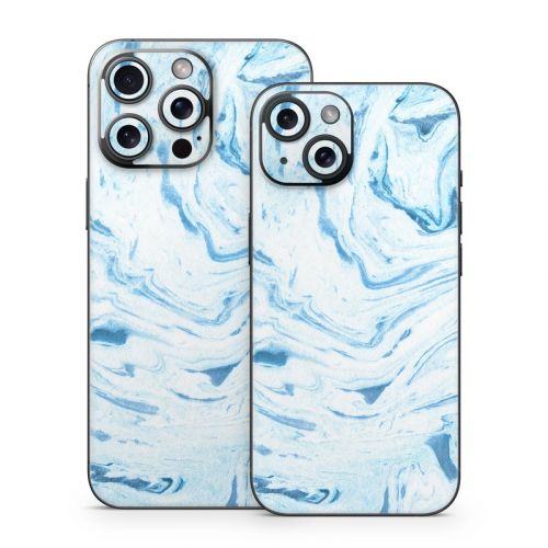 Azul Marble iPhone 15 Series Skin