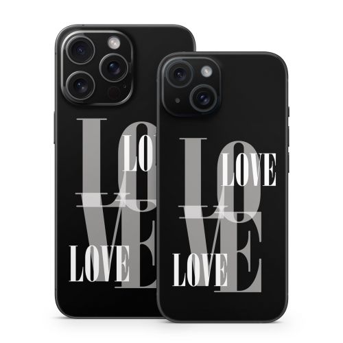 Black Love iPhone 15 Series Skin
