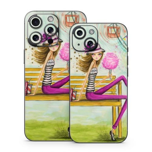 Carnival Cotton Candy iPhone 15 Series Skin