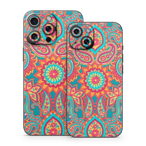 Carnival Paisley iPhone 15 Series Skin