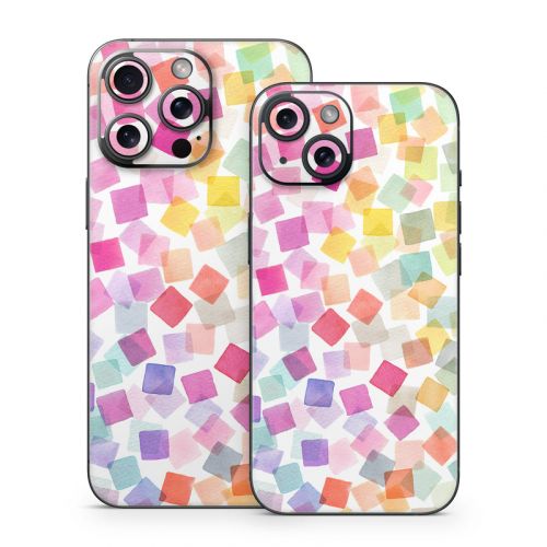 Confetti Squares iPhone 15 Series Skin