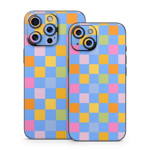Eclectic Checker iPhone 15 Series Skin