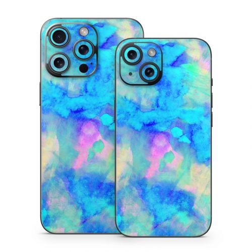 Electrify Ice Blue iPhone 15 Series Skin