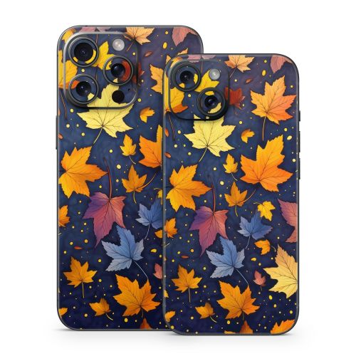 Falling Leaves iPhone 15 Series Skin