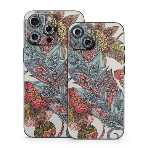 Feather Flower iPhone 15 Series Skin