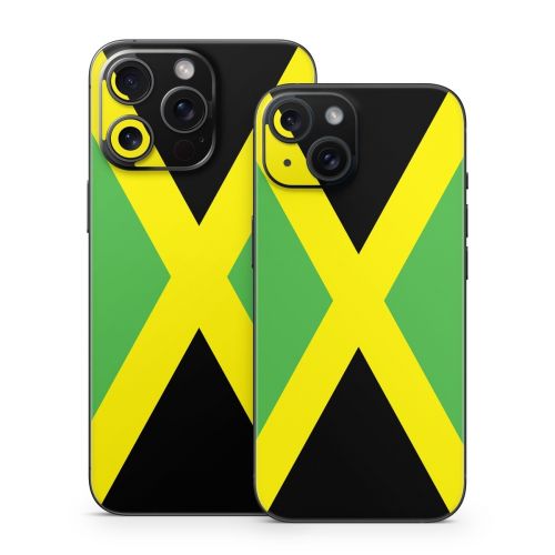 Jamaican Flag iPhone 15 Series Skin