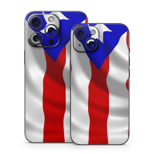 Puerto Rican Flag iPhone 15 Series Skin