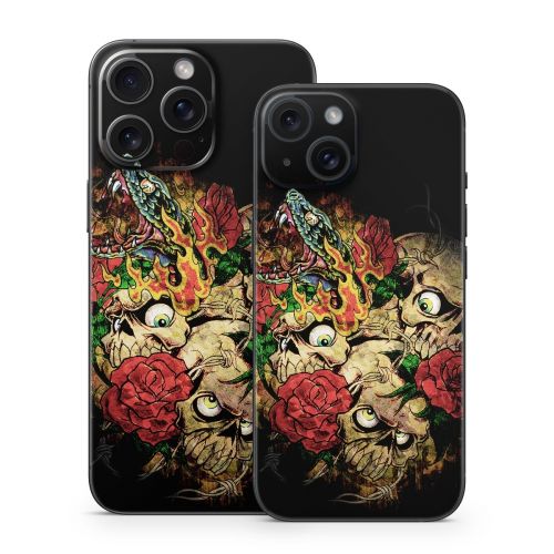 Gothic Tattoo iPhone 15 Series Skin