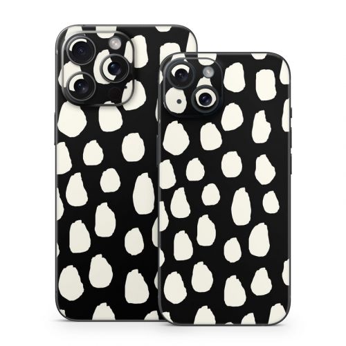 Inky Spots Black iPhone 15 Series Skin