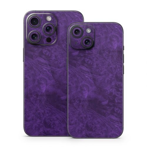Purple Lacquer iPhone 15 Series Skin