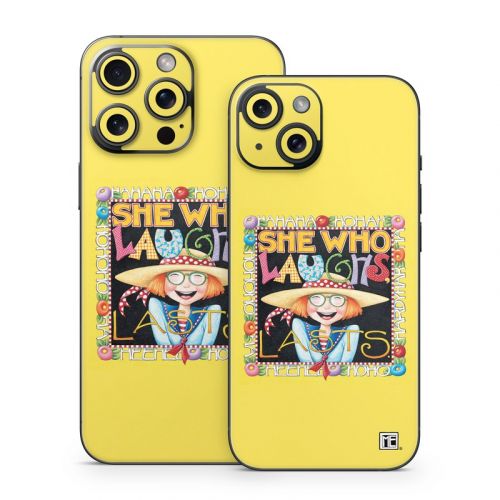 She Who Laughs iPhone 15 Series Skin