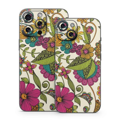 Maia Flowers iPhone 15 Series Skin