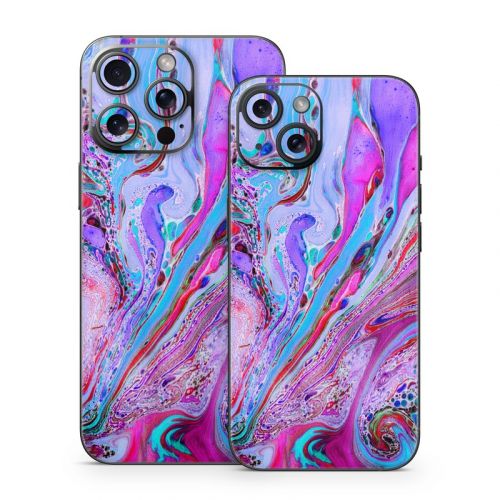 Marbled Lustre iPhone 15 Series Skin