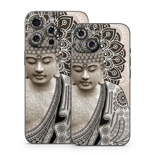 Meditation Mehndi iPhone 15 Series Skin