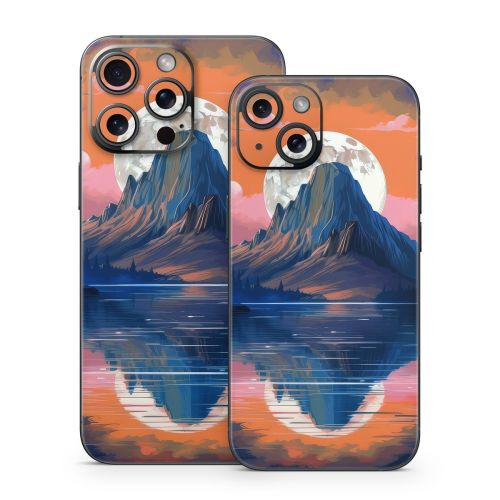 Mountain Moonrise iPhone 15 Series Skin