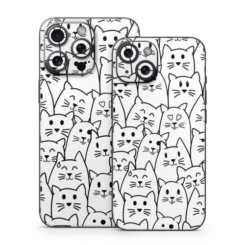 Moody Cats iPhone 15 Series Skin