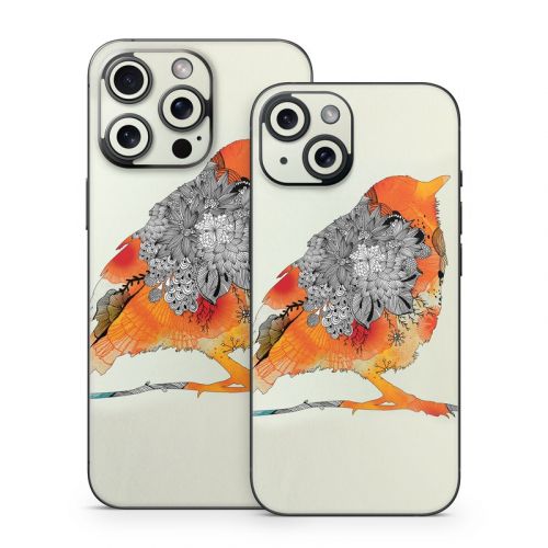 Orange Bird iPhone 15 Series Skin