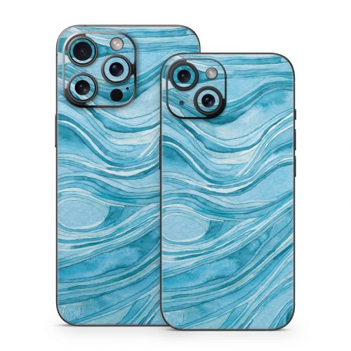 Ocean Blue iPhone 15 Series Skin