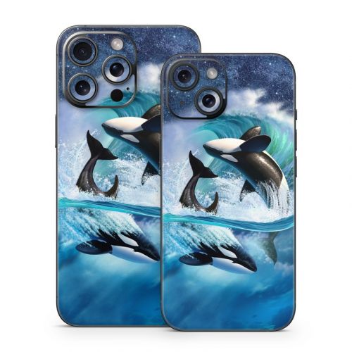 Orca Wave iPhone 15 Series Skin