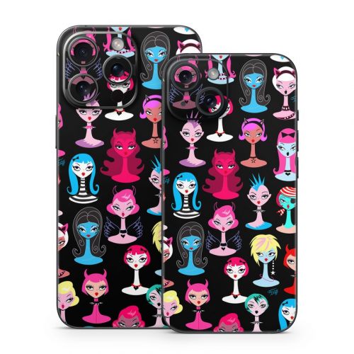 Punky Goth Dollies iPhone 15 Series Skin